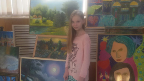 Юная художница из Украины Александра Дубинина