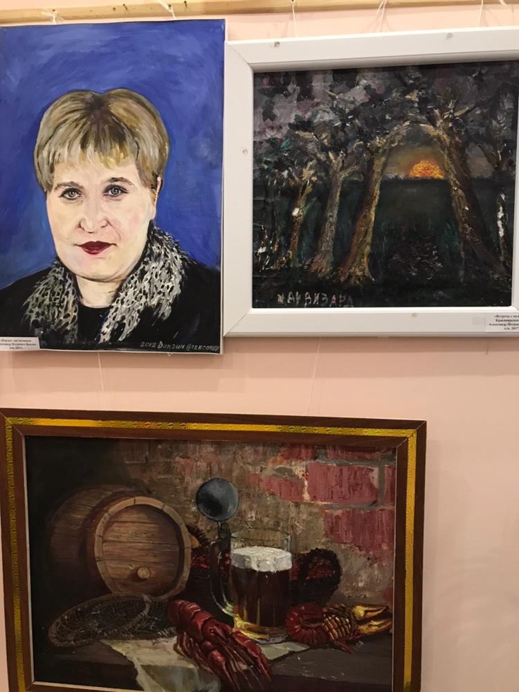 Открытие выставки башкирских художников в Чишминском районном музее