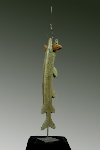 «Добыча», Радик Хусаинов, 2009, дерево, металл, 120 см