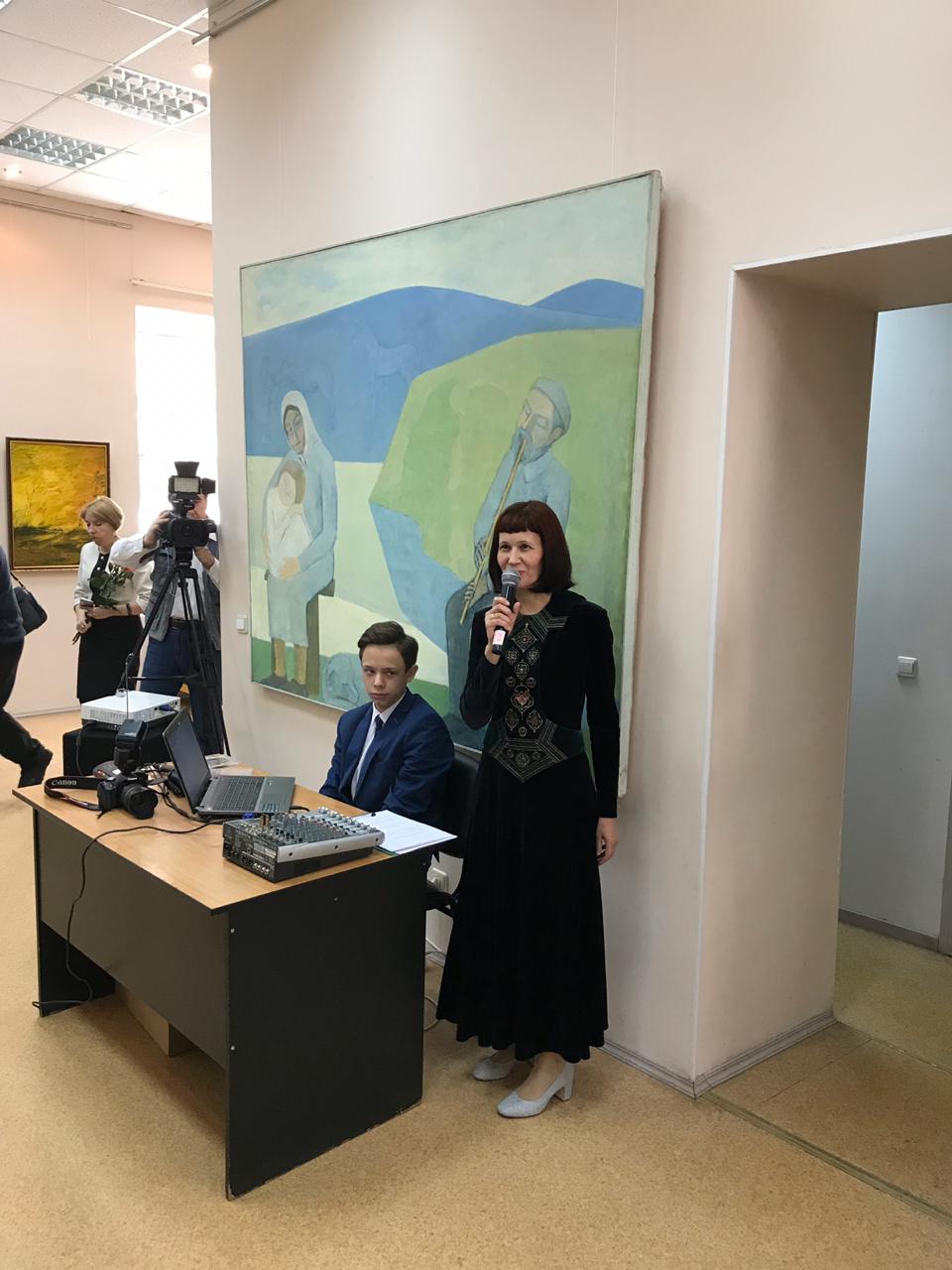 Открытие выставки посвященной 60-летию башкирского художника Айрата Баймухаметова (1958-2015)