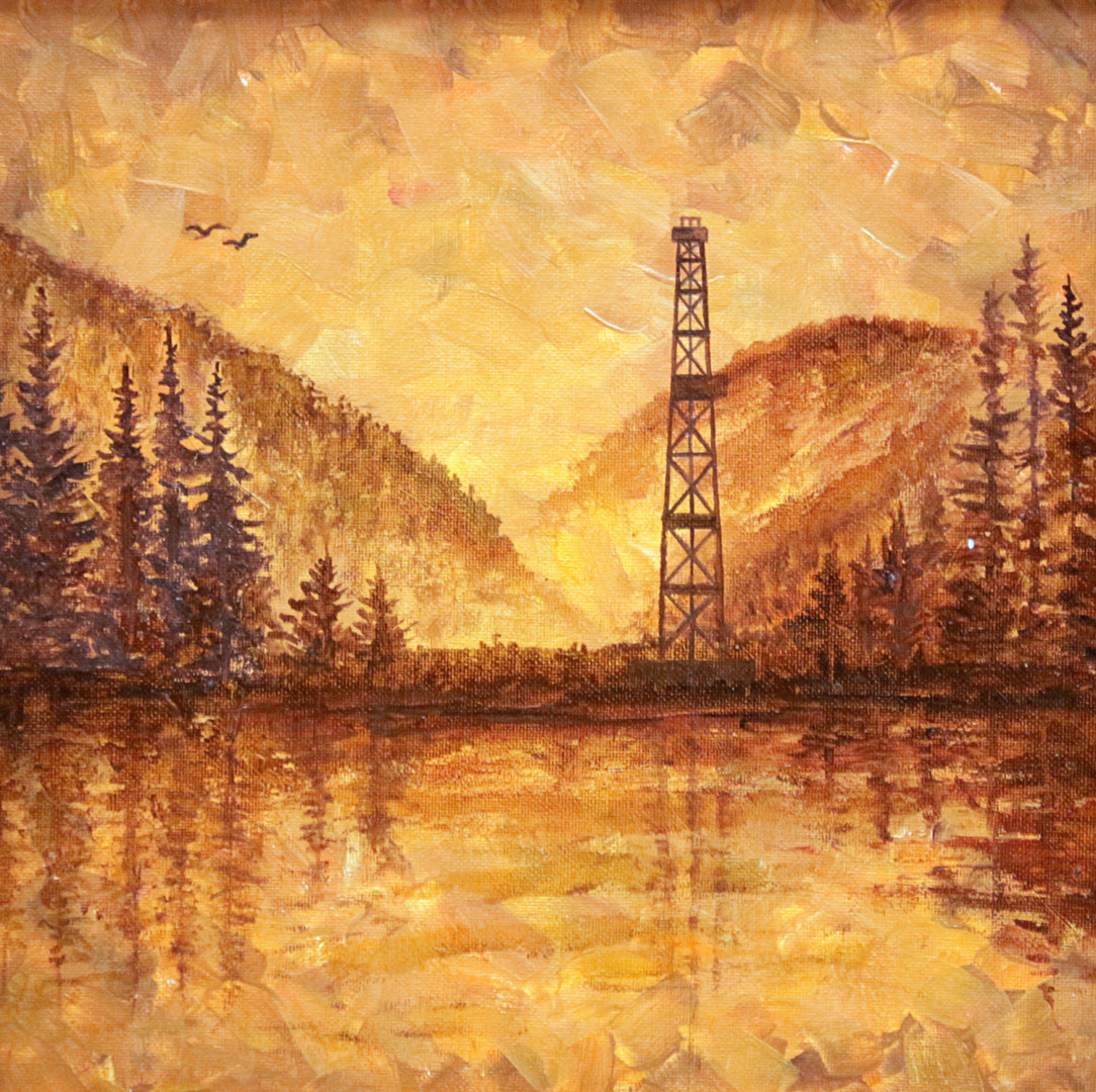 Картина нефтью художника -нефтяника Марселя Шайдуллина