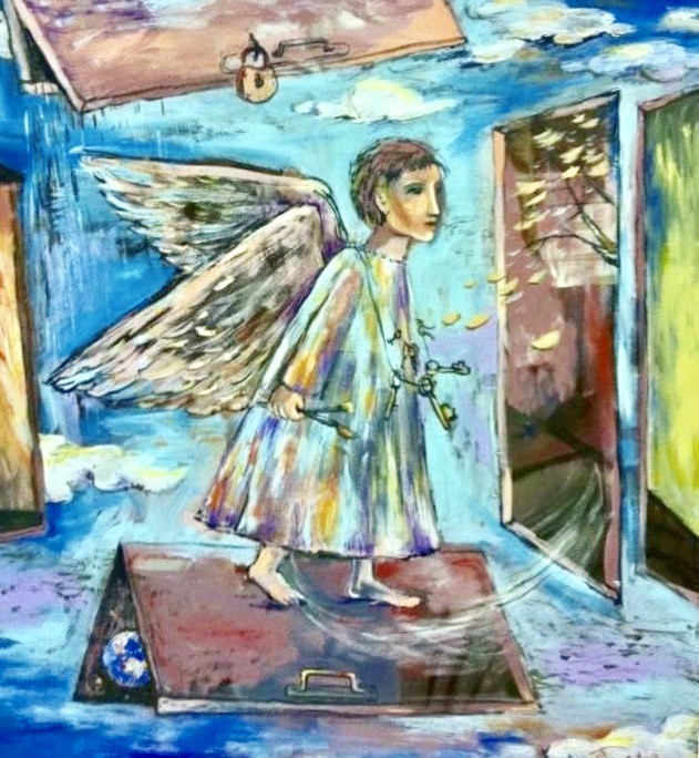«Ангел», Рушания Бадретдинова, 130х120, х.м