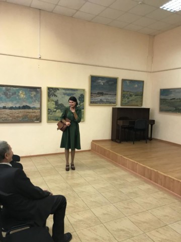 «На земле предков»: открытие персональной выставки художника Владимира Панченко