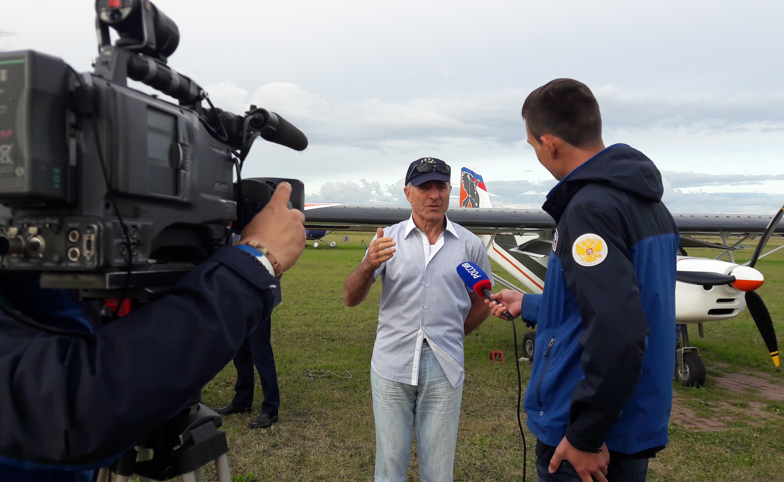 Магомед Толбоев на открытии второго этапа слета «Открытое небо» в Первушино