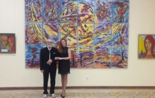 «Диалоги с вечностью» Евгения и Ренаты Малютиных: открытие совместной художественной выставки