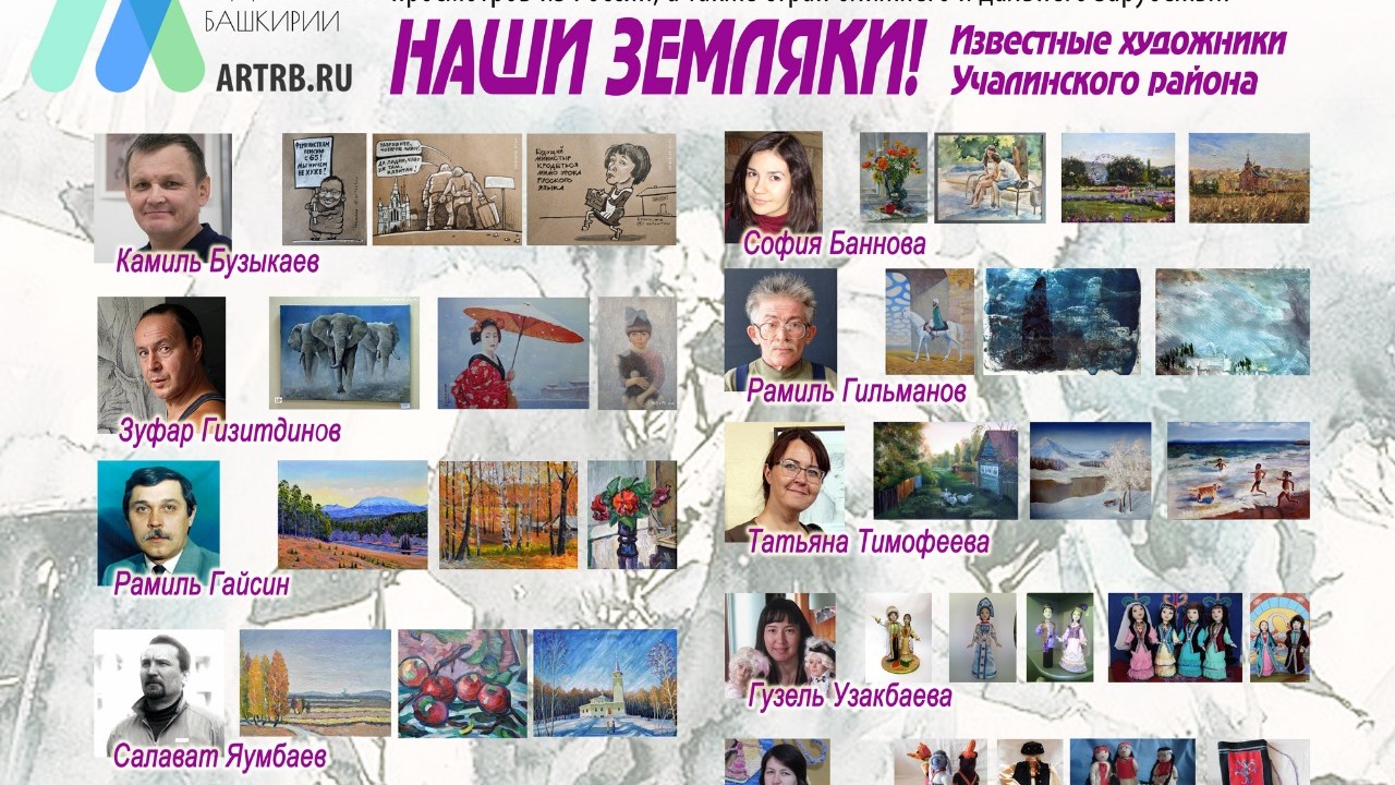 Художественный тур проекта «Любимые художники Башкирии» – встреча в городе Учалы!