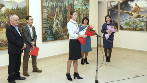 Открытие выставки к 50-летию факультета изобразительных искусств Уфимского государственного института искусств