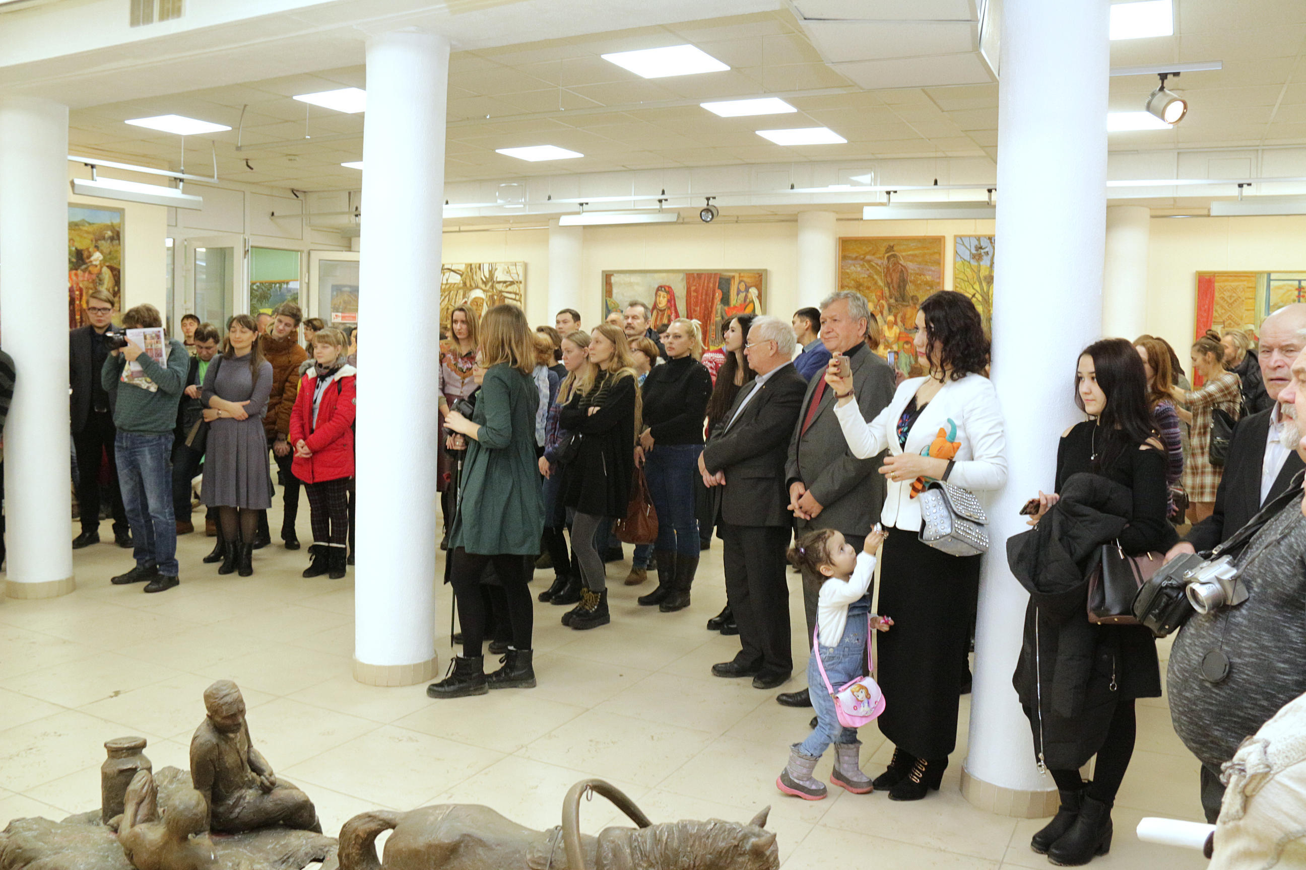 Открытие выставки к 50-летию факультета изобразительных искусств Уфимского государственного института искусств