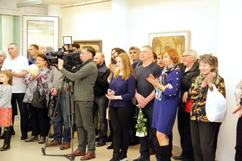 Открытие выставки, посвященной 60-летию художника Салавата Гилязетдинова