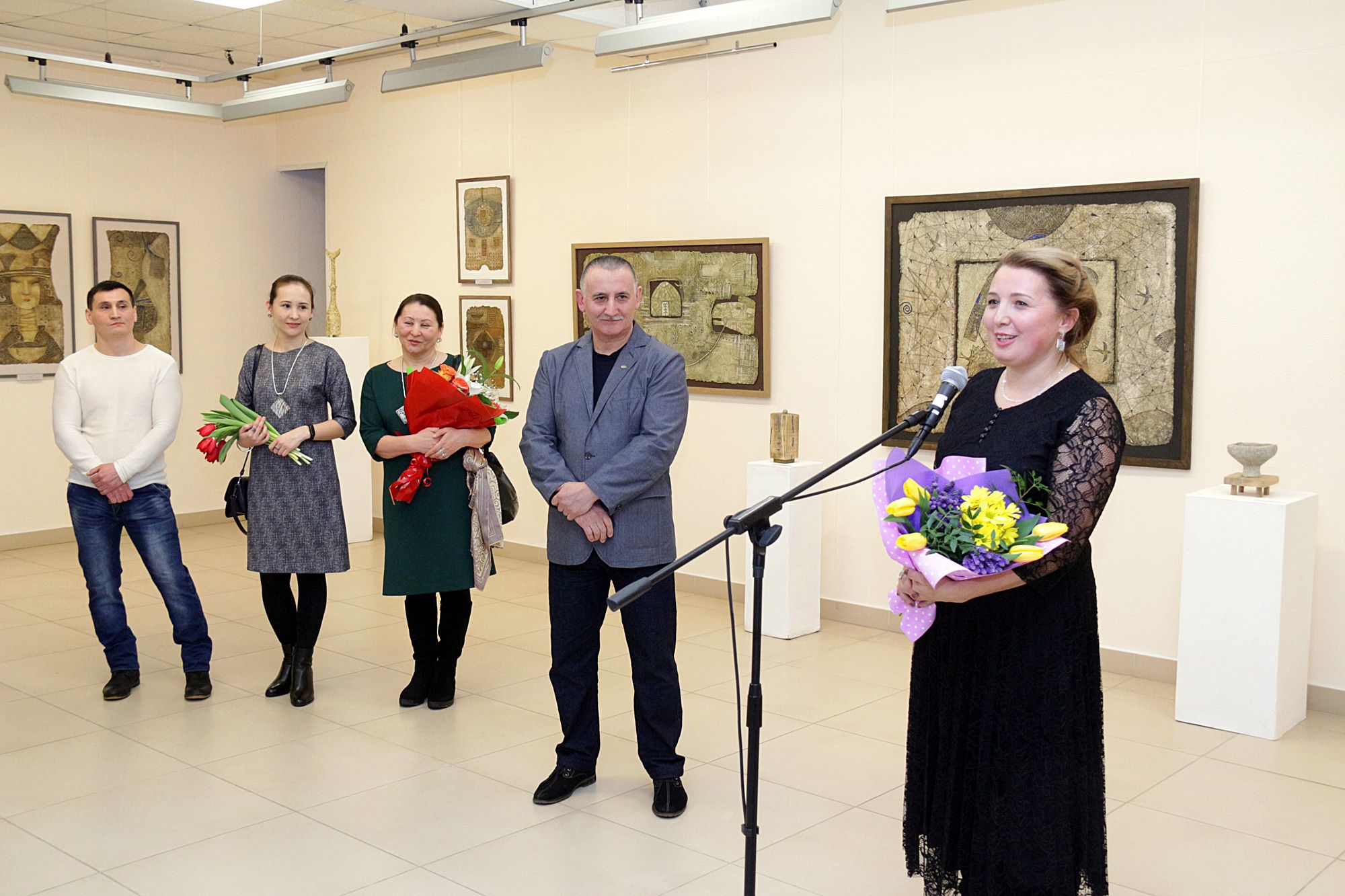 Открытие выставки, посвященной 60-летию художника Салавата Гилязетдинова