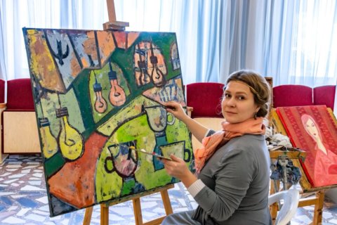 Выставка «Театр+ИЗО»: художники, дети и зрители творят вместе!