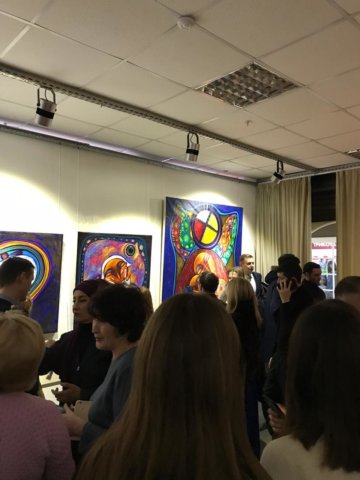 Открытие персональной выставки художника Валерия Иванова в лайфстайл-центре «Башкирия»
