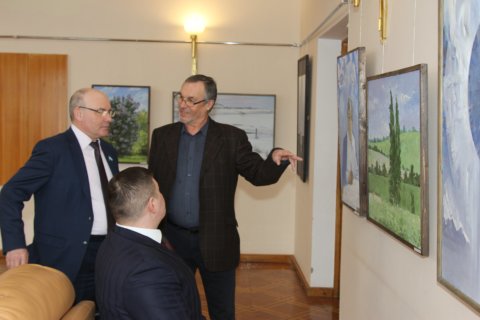 К 100-летию Республики: открытие выставки башкирских художников в Доме Государственного Собрания - Курултая Республики Башкортостан