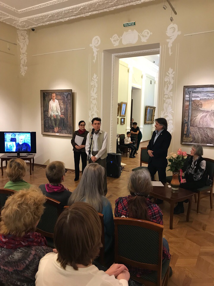 Открытие юбилейной выставки-памяти художника Виктора Пегова