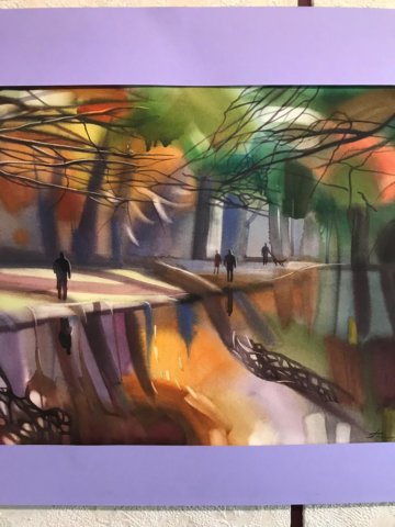 Персональная выставка: графика и живопись Ирины Гатиной-Обрусник