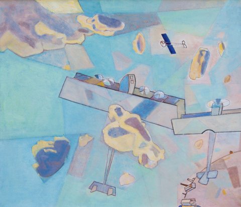 «В облаках», Николай Пеганов, 2004, холст, масло