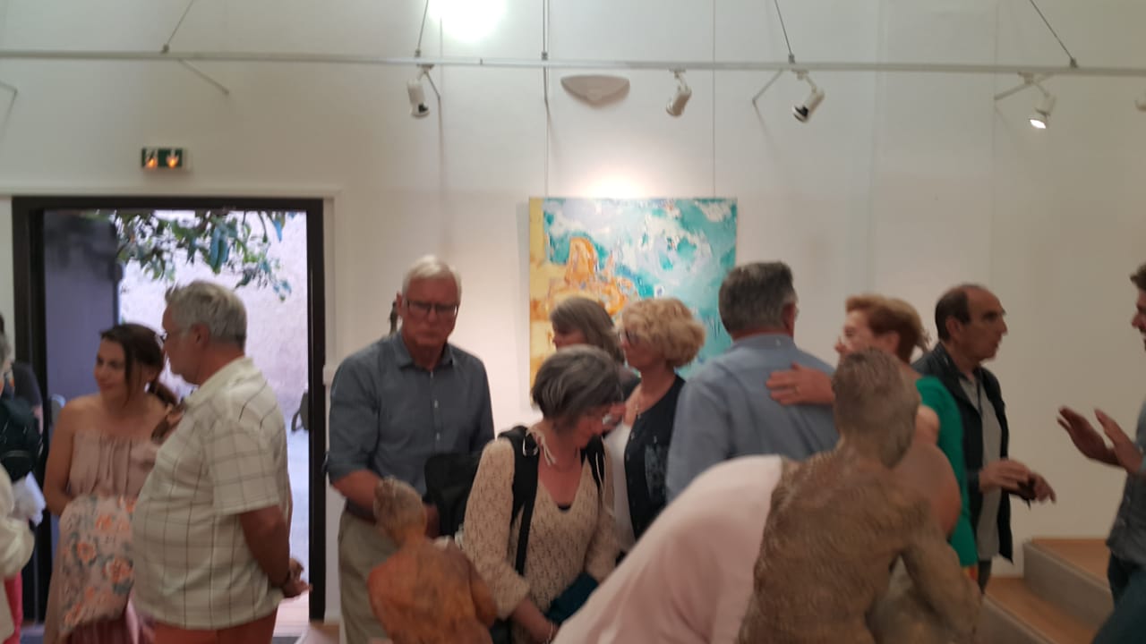 Персональная выставка Расиха Ахметвалиева в городе Котиньяк (Франция)