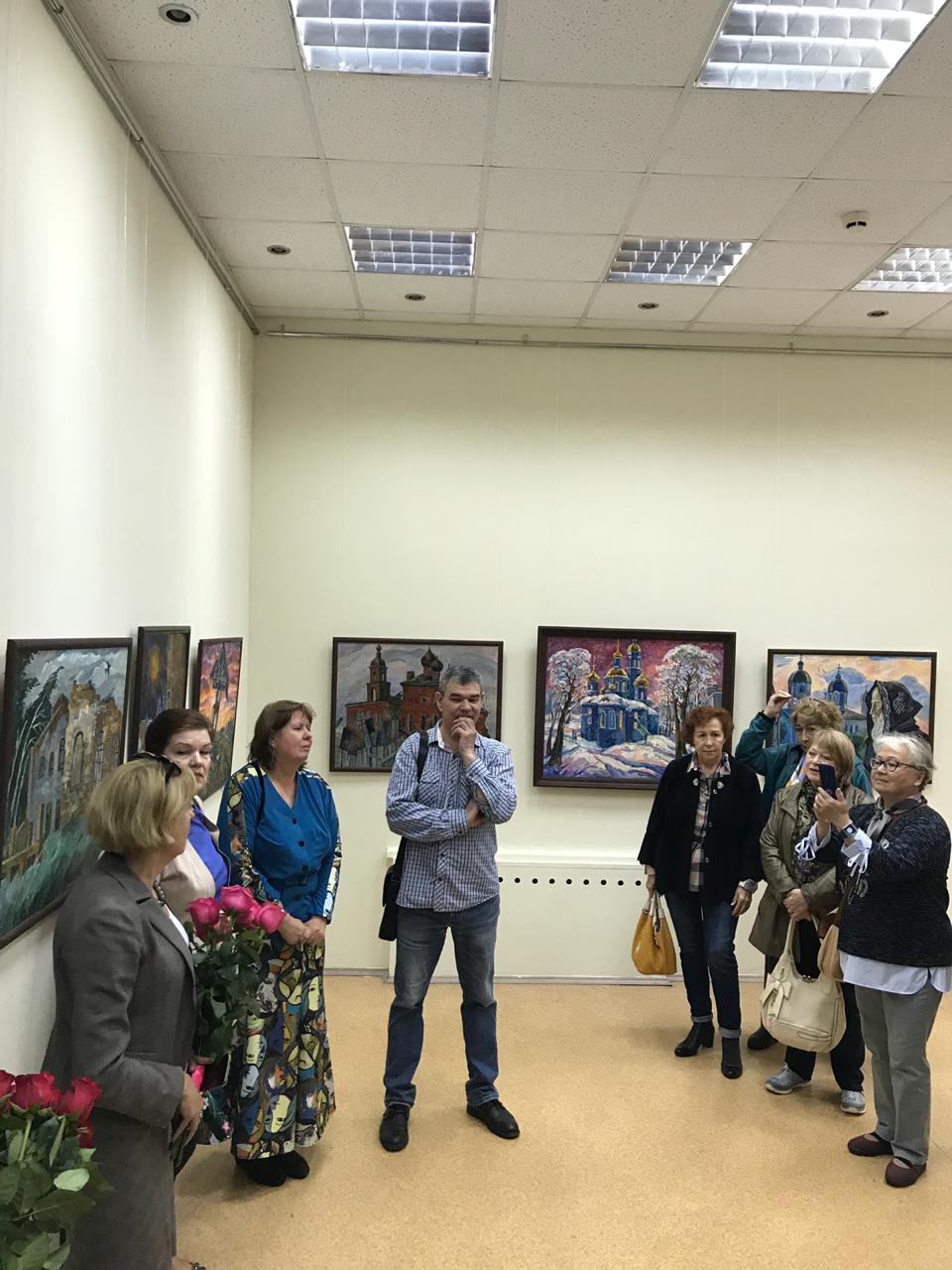 Открытие персональной выставки Анжелики Фуфаевой