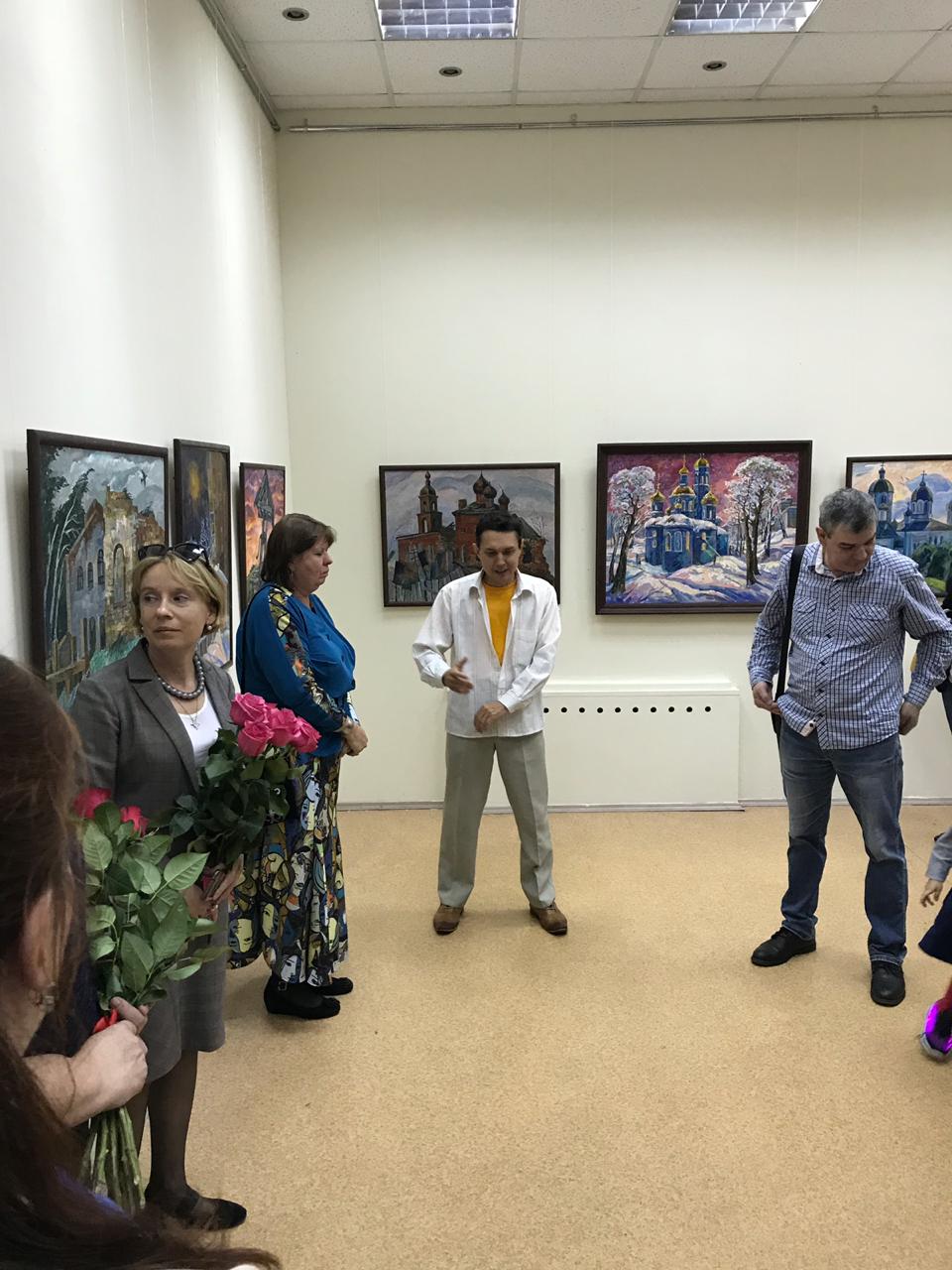 Открытие персональной выставки Анжелики Фуфаевой