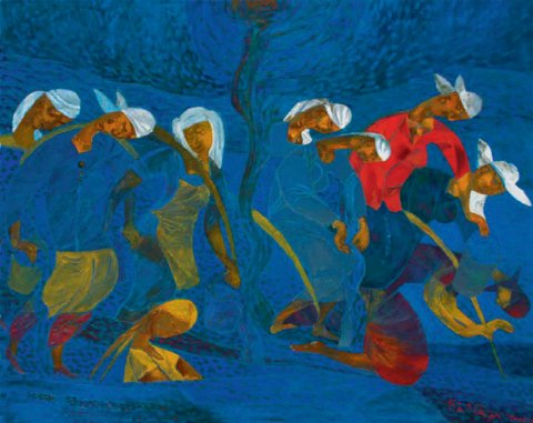 «Су юлы (Шатман)», Талгат Масалимов, 2005, оргалит, темпера