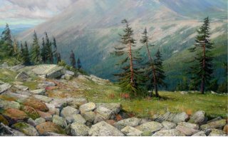 «В краю лесов и гор»: выставка живописи художника Алексея Петрикова