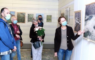 Открытие персональной выставки художника Наталии Насыровой