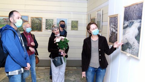 Открытие персональной выставки художника Наталии Насыровой