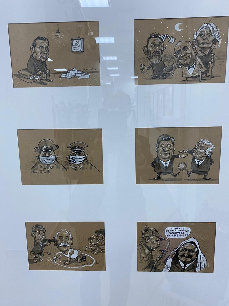 «Уфа гуляем»: открытие персональной выставки карикатуриста Камиля Бузыкаева