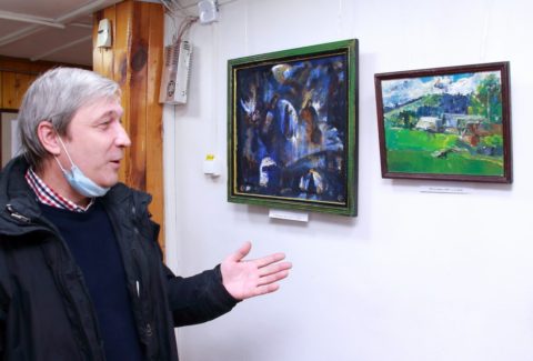 Пероснальная выставка художника Рафаиля Бураканова в Мемориальном доме-музее А.Э. Тюлькина