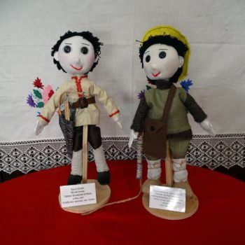 Куклы «Меткий лучник Юлай» и «Пастух Даут», Аниса Саттарова