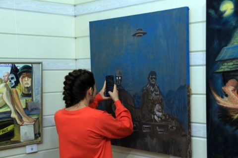 «Будущее настало»: открытие итоговой выставки республиканского художественного фестиваля
