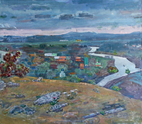 «На древней земле», Владимир Панченко, 2018, холст, масло
