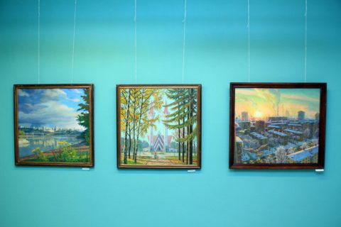 Юбилейная выставка художника Георгия Прокшина в Уфимской художественной галерее