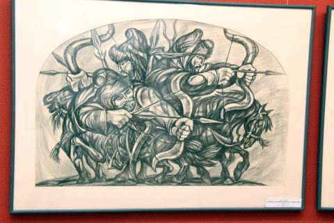 Персональная выставка графики художника Юрия Григорьева в Уфимской художественной галерее