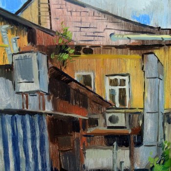 «Двор на улице Мустая Карима», Кира Анисимова