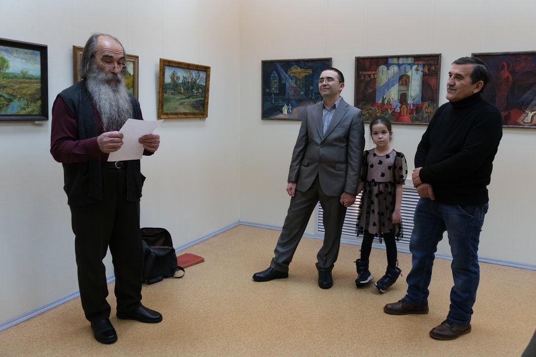 «На родной земле»: персональная выставка художника Эдуарда Басареева в Малом выставочном зале Союза художников Республики Башкортостан