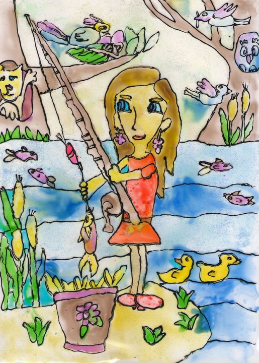«В каждом рисунке солнце»: выставка детских рисунков, приуроченная к Году педагога и наставника
