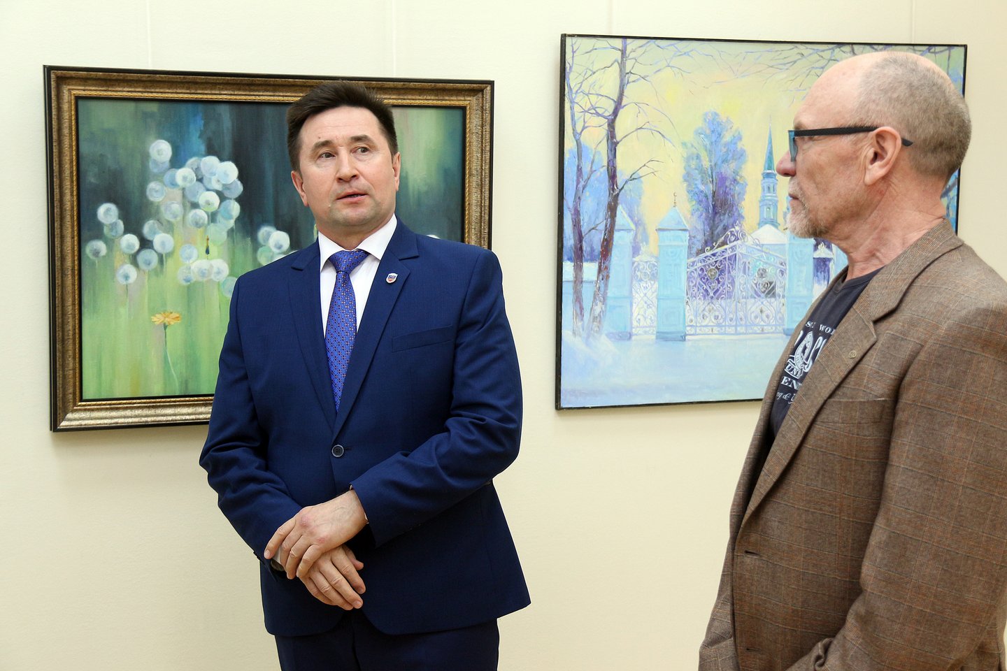 Персональная выставка живописи художника Вагиза Шайхетдинова в Малом зале Союза художников Республики Башкортостан