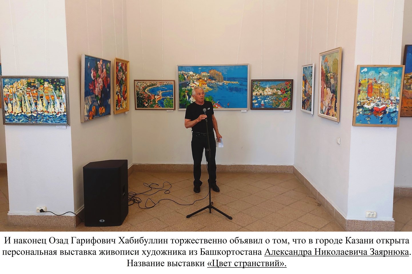 «Цвет странствий»: передвижной персональный проект художника Александра Заярнюка представлен в Казани