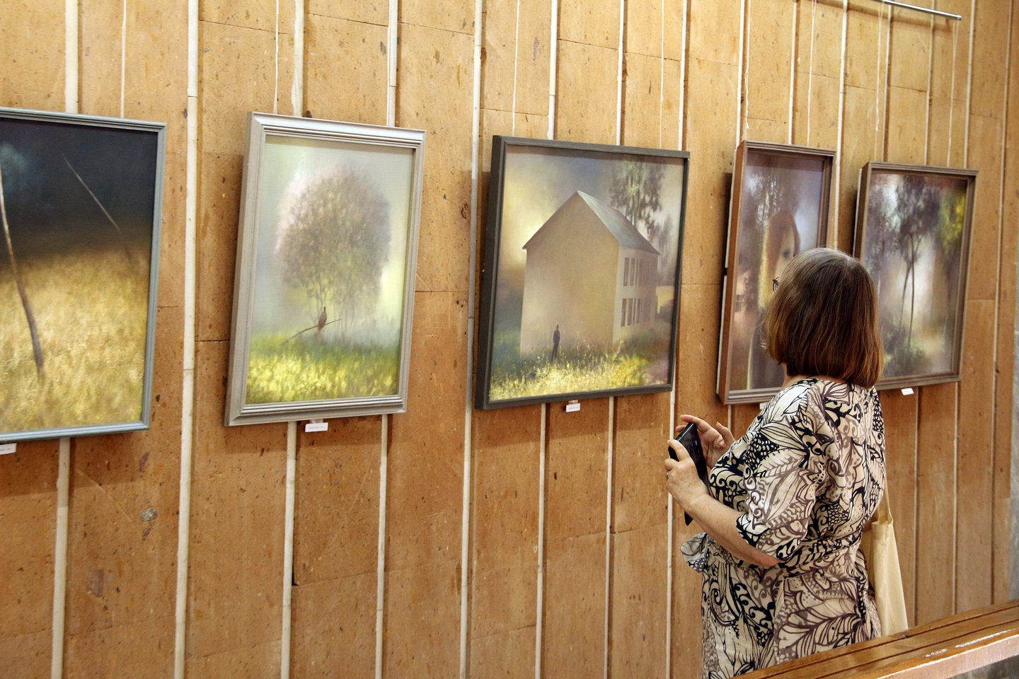 «Зеркало души»: открытие выставки работ художников Веры Фроловой и Михаила Спиридонова в галерее «Профсоюз-АРТ»