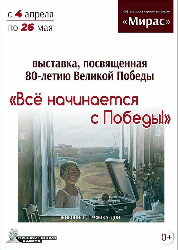 «Все начинается с Победы!»: выставка работ художников Нефтекамска, посвященная 80-летию Победы в Великой Отечественной войне в Нефтекамской картинной галерее «Мирас» «Все начинается с Победы!»: выставка работ художников Нефтекамска, посвященная 80-летию Победы в Великой Отечественной войне в Нефтекамской картинной галерее «Мирас»