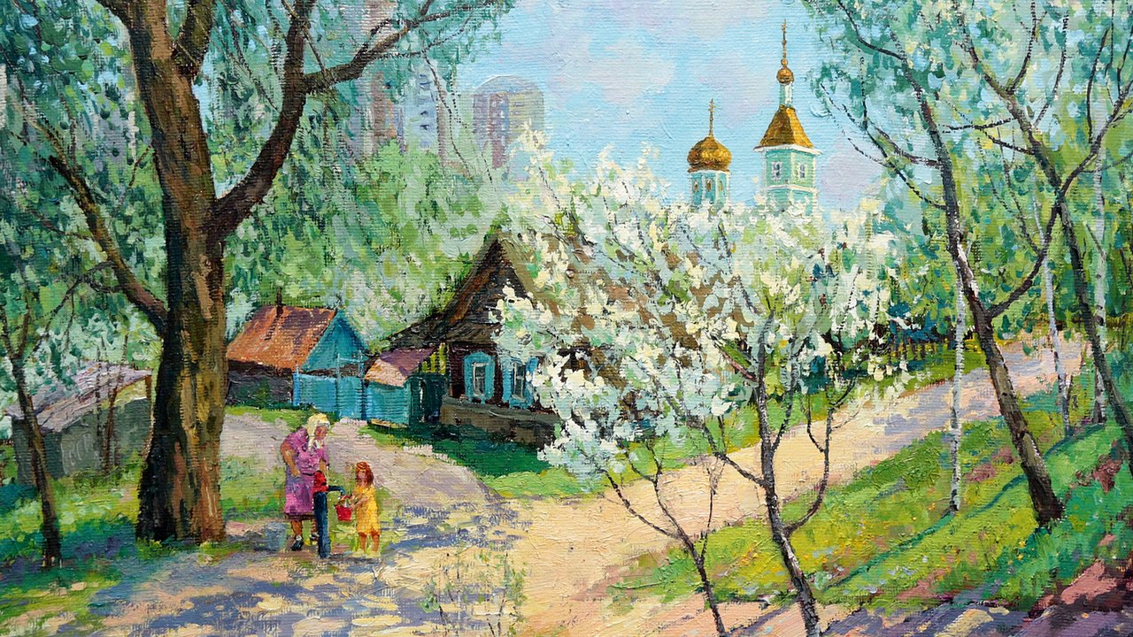 «Мой край любимый»: открытие персональной выставки художника Ралифа Ахметшина в галерее ART4U